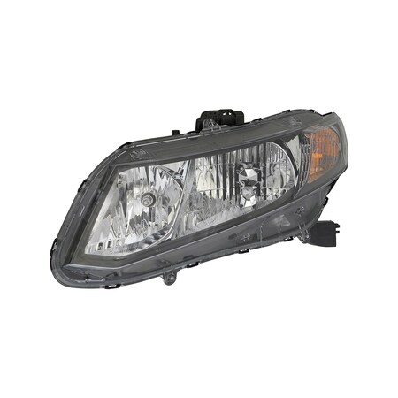 Eagle Eyes LH HEADLAMP ASSY COMPOSITE; COUPE; CIVIC 13-13 HD593-B121L